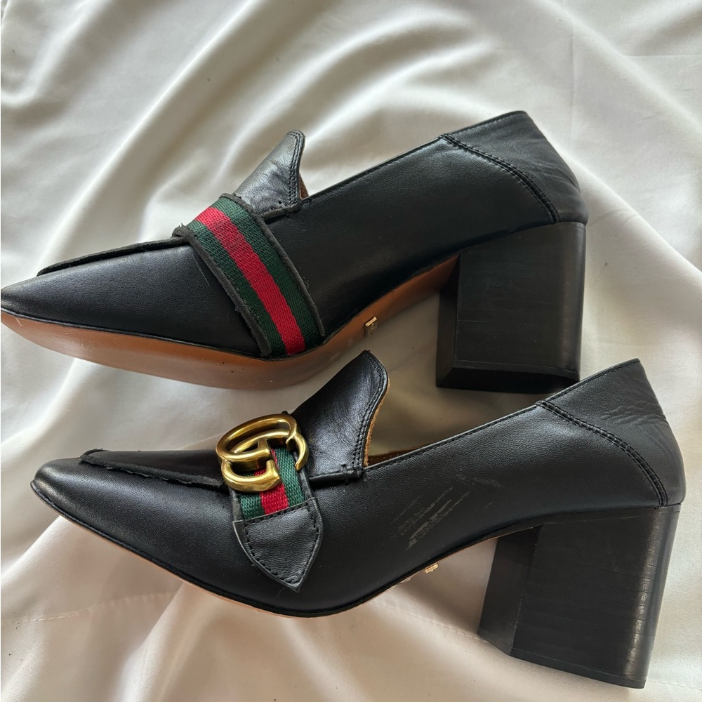 Gucci loafer with wedge